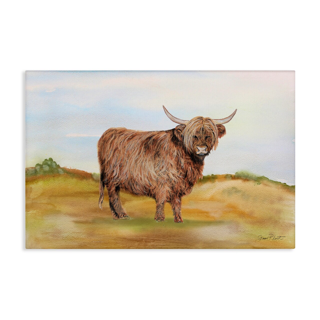 Stupell Industries Farm Animal In Pasture Canvas, design by Jean Plout